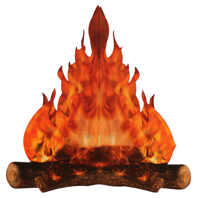 Bonfire Decoration Scene Props Halloween Flame Ornament null