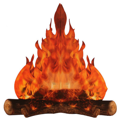 Bonfire Decoration Scene Props Halloween Flame Ornament null