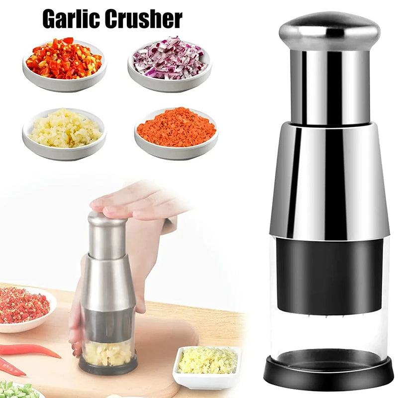 Garlic Crusher Onion Chopper Multipeler Vegetables Chopper Manual Garlic Press Machine Garlic Squeezer Kitchen Gadget Shoppers Synchrony