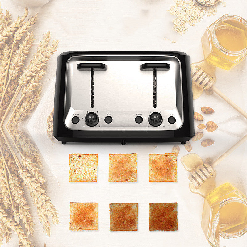 Home Automatic Multifunctional Toaster Four Slot Export null