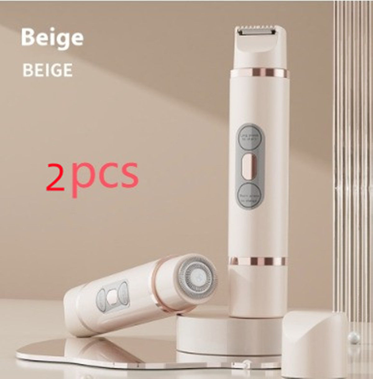 Dual-Head Electric Shaver Painless Women's Epilator Bikini Hair Removal Device Automatic Hair Trimmer Underarm Facial Lips Leg null