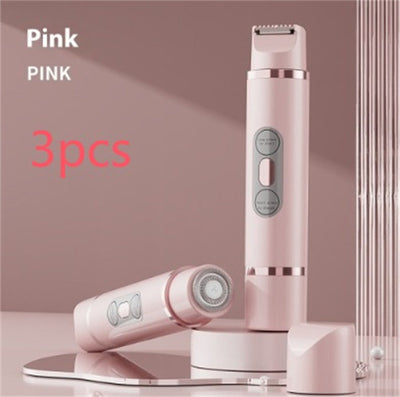 Dual-Head Electric Shaver Painless Women's Epilator Bikini Hair Removal Device Automatic Hair Trimmer Underarm Facial Lips Leg null