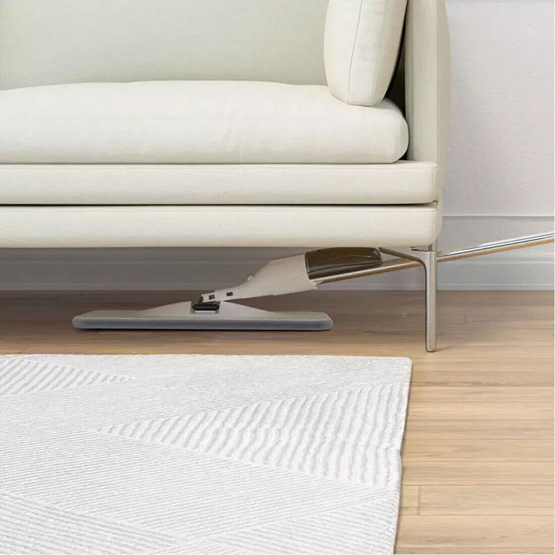 Spray Mop For Floor Cleaning 5 Reusable Microfibre Pads Water Bottle Tank UK null