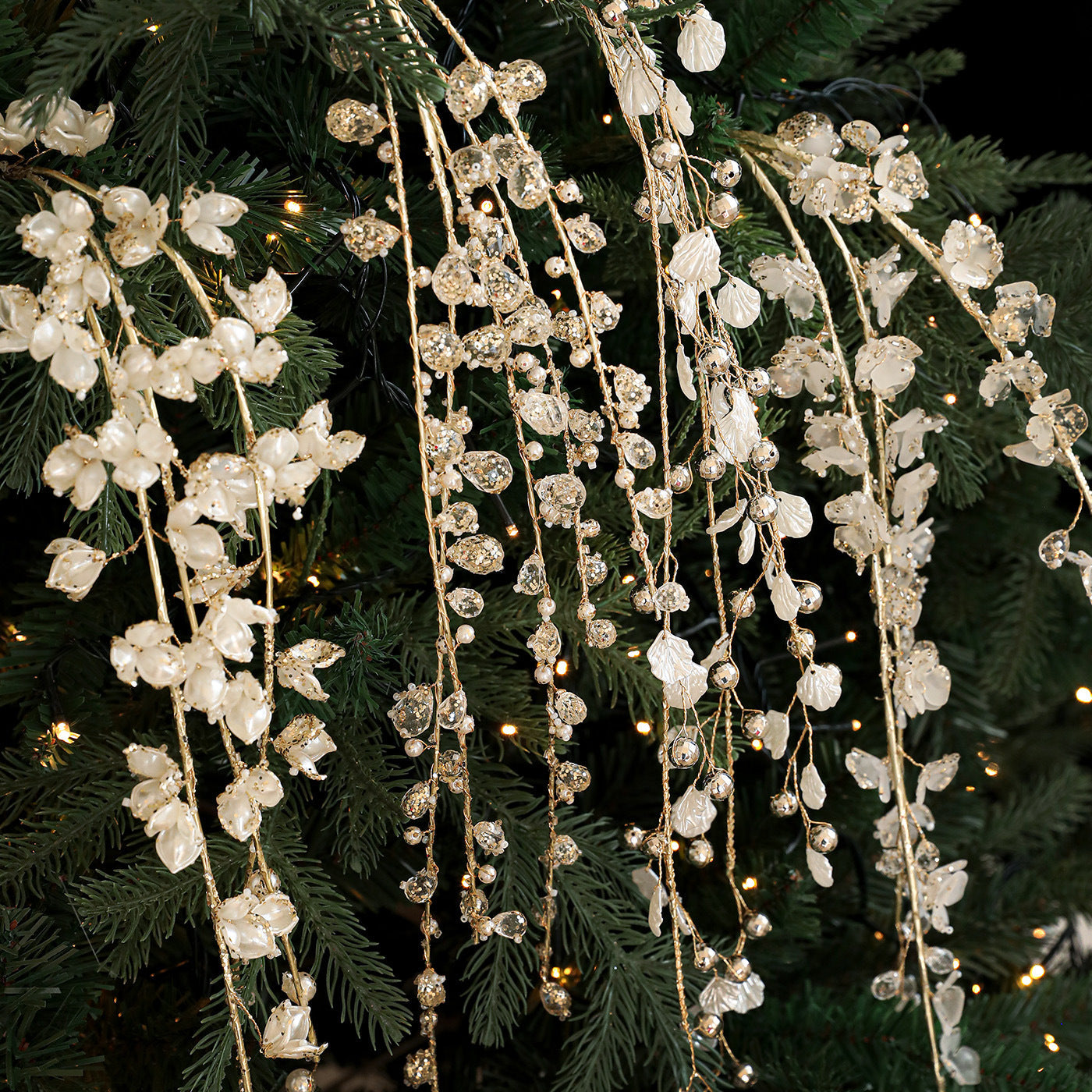 Christmas Acrylic White Crystal Twig Cutting Creative Decoration null