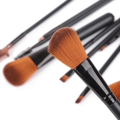12pcs Makeup Brush Set Blush Eyeshadow Eyelash Highlighter Makeup Brush null