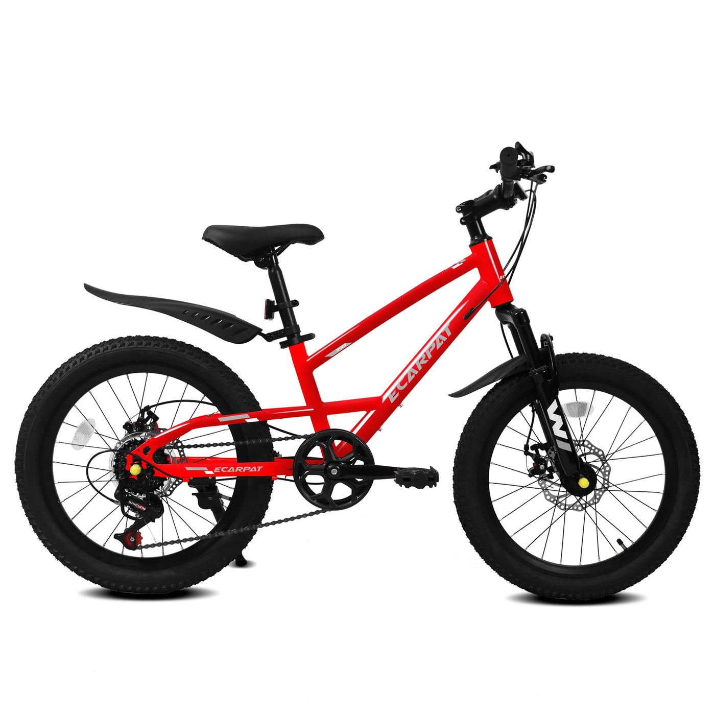 A20184 20 Inch Mountain Kids Bike For Boys & Girls, Ages 6-12, 7-Speed With Front Suspension null