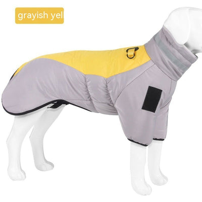 New Winter Dog Coat Waterproof Pet Clothes For Medum Large Dogs Warm Thicken Dog Vest Custome Labrador Jacket null